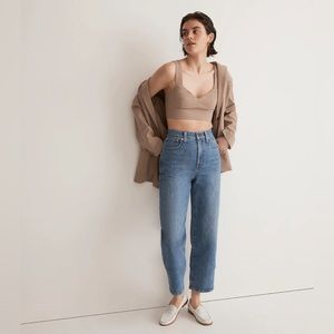 Madewell The Perfect Vintage Wide Leg Crop Jean Cresslow Wash Size 27 Tall